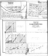 Galesburg City North, Dahinda, Trenton, Douglas, Appleton - Left, Knox County 1903